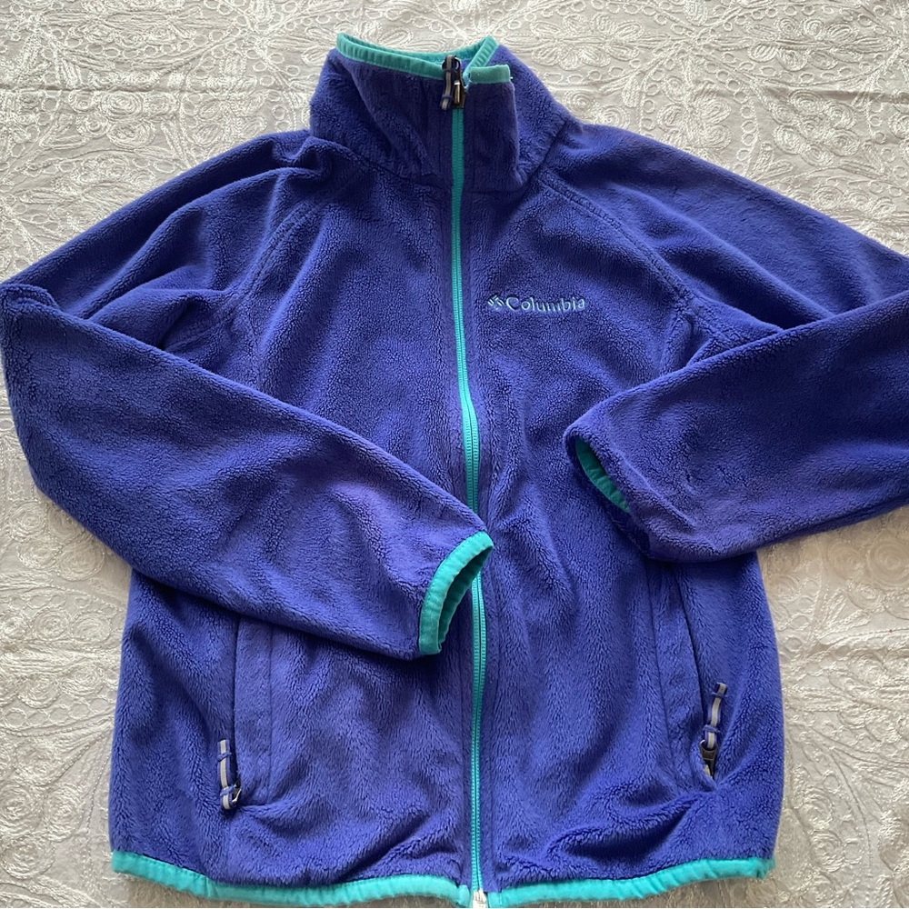 VGUC Columbia Purple Fleece - Size Small (7/8)